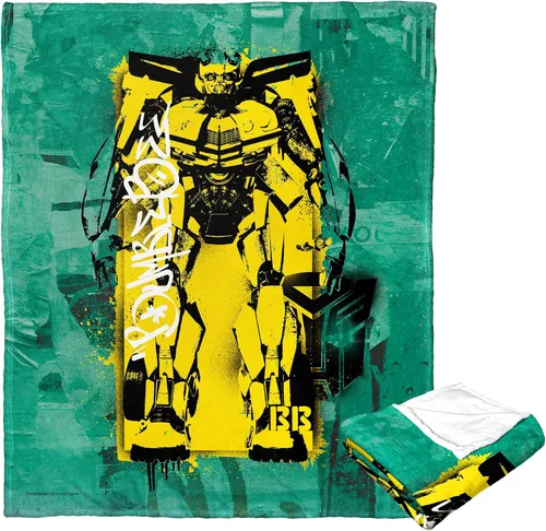Vista 13 de Northwest Transformers - Manta de seda táctil, 50 x 60 pulgadas, modo bestia