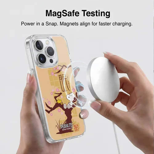 Vista 414 de Carcasa de gel para iPhone 7 Plus/iPhone 8 Plus, diseño de Snoopy Oriental de Peanuts, Badges