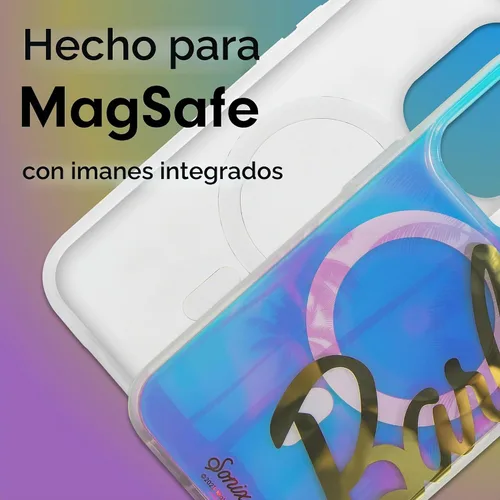 Vista 3 de Sonix x Barbie Funda para iPhone 15 Pro Compatible con MagSafe Probada para caídas de 10 pies Golden Hour