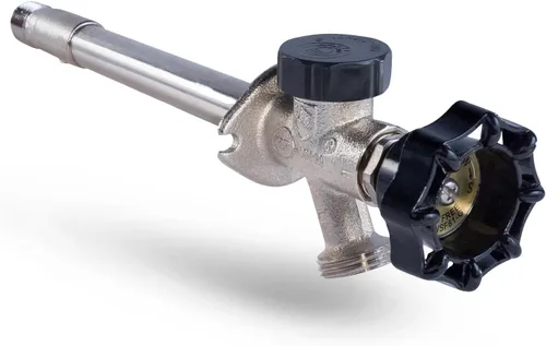 Vista 10 de Midline Valve Llave de sillín antiescarcha de 6 pulgadas con rompedor de vacío integral, latón cromado, sin plomo, entrada MIP/sudor de 1/2 pulgada