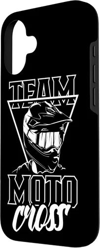 Vista 2 de Funda para iPhone 16 Team Motocross Lover Riding Rider