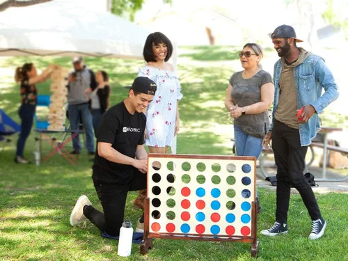 Vista 6 de Monoprice Gigante Cuatro en Raya - para Fiestas en el Estacionamiento, Barbacoas, Camping, Eventos al Aire Libre y Mucho Más - Pure Outdoor