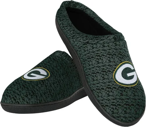 Vista 124 de FOCO NFL - Pantuflas para hombre con suela Cupsole tejidas en poliéster