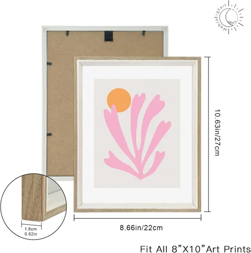 Vista 2 de Habseligkeit Láminas de Arte de Pared Danés Pastel Rosa, Pósteres de Arte de Pared Boho Matisse para Exposición, Pósteres de Mercado de Flores