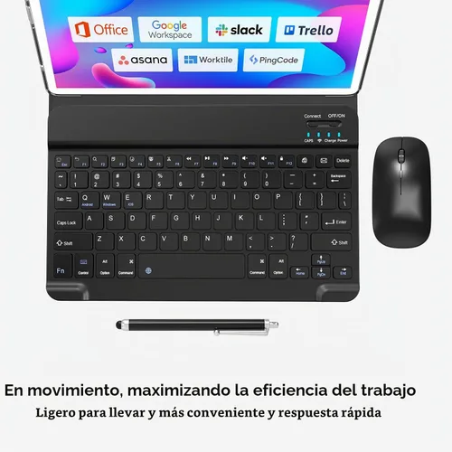 Vista 4 de Tablet, 2025 Último Tablet de 10 pulgadas Android 14, MTK8183 Octa-Core, 16GB 128GB 1TB Expansión, 2.4/5G WiFi, Cámara de 21MP, Gemini AI 2.0