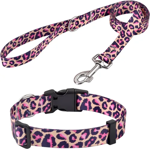 Vista 34 de Mihqy - Collar de perro, patrones geométricos florales, tribales, bohemios, collar de estilo étnico, suave y ajustable, para perros pequeños