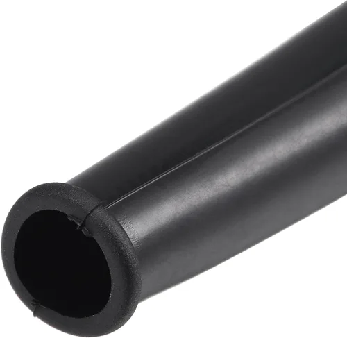 Vista 4 de uxcell Cable protector de arranque de cable manguera de goma 2.717 in longitud negro 5 piezas