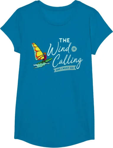 Vista 75 de Windsurfing Board Camiseta Windsurfer, Negro