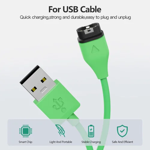 Vista 3 de AWINNER Compatible con el cable cargador de reloj Garmin (USB A - 1 unidad)