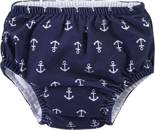 Vista 4 de Hudson Baby Pañales de natación unisex para bebé, anclas, 0-6 meses