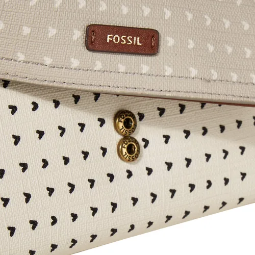 Vista 4 de Fossil Logan RFID - Cartera de piel con solapa para mujer talla única