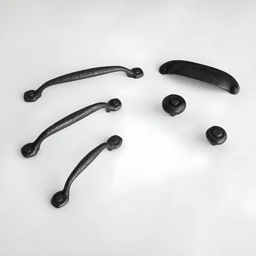 Vista 3 de Hickory Hardware - Paquete de 1 manija para alacena de núcleo sólido, pomos de lujo para gabinete y cómoda, tiradores para puertas y cajones, 1-1/2