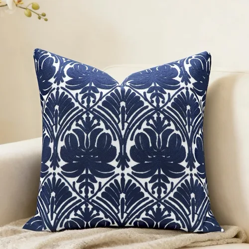 Vista 40 de Slow Cow - Funda de almohada decorativa con bordado, funda de almohada para sofá, funda de almohada de 20 x 20 pulgadas, gris