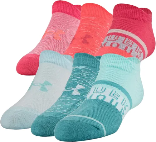 Vista 14 de Under Armour Calcetines ligeros invisibles Essential 2.0 para niños (paquete de 6)