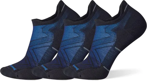 Vista 13 de Smartwool Calcetines de tobillo bajo con amortiguación específica para correr para hombre GRIS (MEDIUM GRAY)