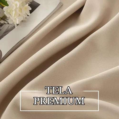 Vista 5 de MIULEE Cenefa opaca con bolsillo para cortinero, con aislamiento térmico, cortina corta para ventana pequeña y dormitorio, 42 x 18 pulgadas, 1 Beige