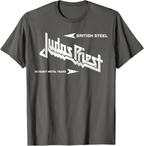 Vista 51 de Judas Priest Camiseta British Steel Negro