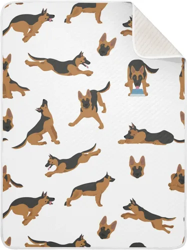 Vista 8 de Manta de envoltura para ejercicios de Doberman de algodón para bebés, manta de recepción, manta suave y ligera para envolver para cuna, cochecito
