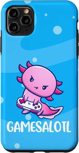 Vista 13 de Gamesalotl Axolotl Nice Game Video Game Case for iPhone 17