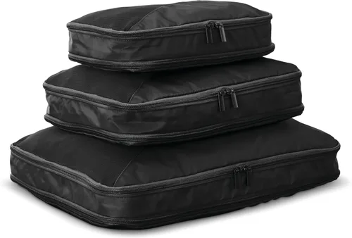 Vista 2 de Samsonite Juego de cubos de compresión de 3 piezas, color negro
