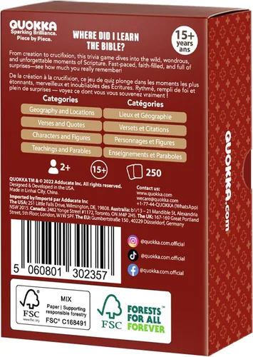 Vista 7 de Juego de preguntas para familias - Divertidas tarjetas educativas de trivia Marrón