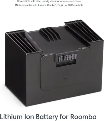 Vista 6 de [Usado] Auténtica batería de repuesto OEM para aspiradoras robot serie J e I, aspiradora original original de habitación 2,200 mAh