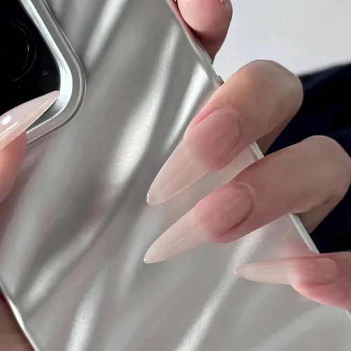 Vista 20 de BABALAL - Uñas postizas largas a presión, uñas postizas negras y rojas, uñas acrílicas de almendra con diseño gótico de vampiro, uñas adhesivas