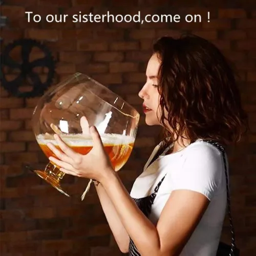 Vista 7 de GAOGAO Vasos de cristal de brandy súper grandes de 2000 ml a 12000 ml, para bebidas, sifón para bar, vino, sorpresa, drinkware (12000 ML)