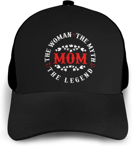 Vista 3 de KOSPOGO The Woman The Myth The Legend Baseball Cap for Men Women Baseball Hat Outdoor Casual Breathable Caps Adjustable Trucker Hat Dad Hats Black