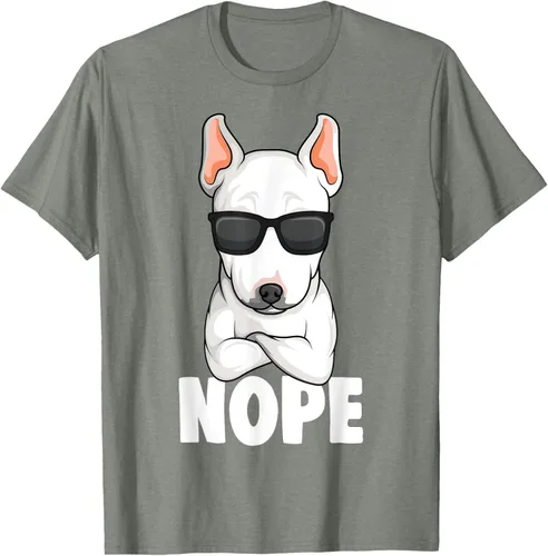 Vista 73 de Camiseta de perro Bull Terrier para niños y mujeres, Negro