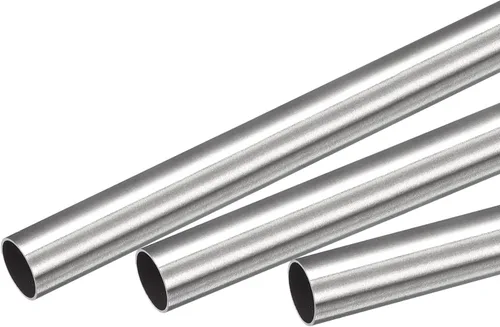 Vista 43 de uxcell Tubo capilar del acero inoxidable 304, tubería gruesa del metal de la longitud de la pared de 820.2 ft m del OD 18.0 ft m x 0.7 ft m