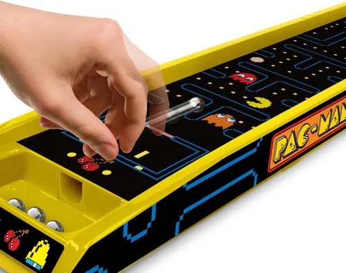 Vista 3 de Pac-Man: Arcade Alley-Ball - Serie premium, pista de 3 pies, juego de mesa de luces y sonidos, marcador LED, licencia, adultos y niños mayores de 6