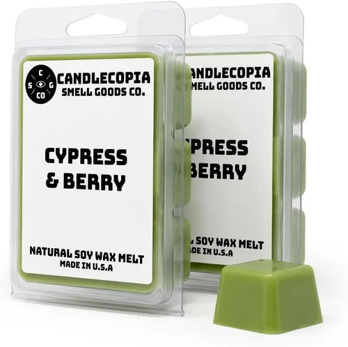 Vista 15 de Apple Maple Bourbon - Cera vegana vertida a mano fuertemente perfumada, 12 cubos de cera perfumada, 6.4 onzas en 2 paquetes de 6 unidades Bourbon
