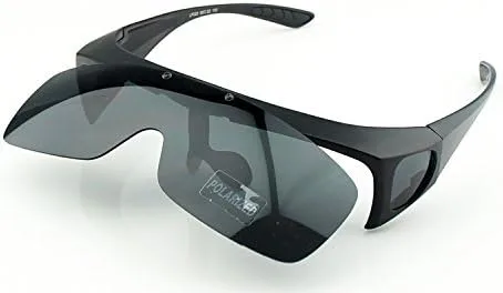 Vista 3 de BEISON Gafas de conducción Flipup Coverup polarizadas Fitover B-6453