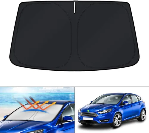 Vista 194 de KUST Parasol para parabrisas para BMW X1 F48 2016, 2017, 2018, 2019, 2020, 2021, 2022, accesorios de ajuste personalizado, parasol plegable