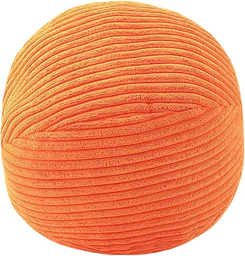 Vista 17 de Almohada de estilo nórdico suave con forma geométrica. Almohada de flores, almohadas de nube. La almohada. Cojín, cojín. Pelota, Marrón