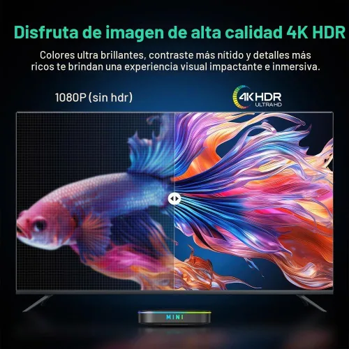 Vista 6 de Android 14,0 TV Box RK3518 Quad Core 2GB RAM 32GB ROM