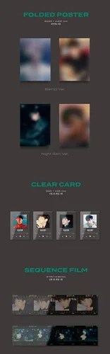 Vista 4 de Exo Baekhyun - Bambi Photobook A ver. (3er Mini álbum) Pre Orden CD+Photolibro+Póster plegado+Otros con seguimiento, pegatinas extra decorativas