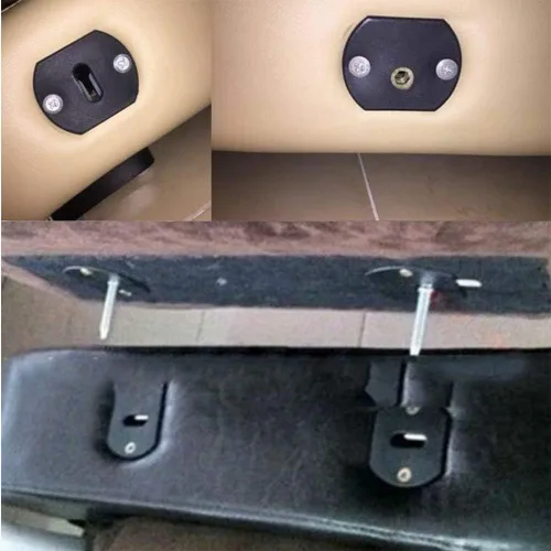 Vista 6 de E-Outstanding Pin estilo sofá conector 4 juegos negro sofá sofá seccional muebles accesorios de hardware