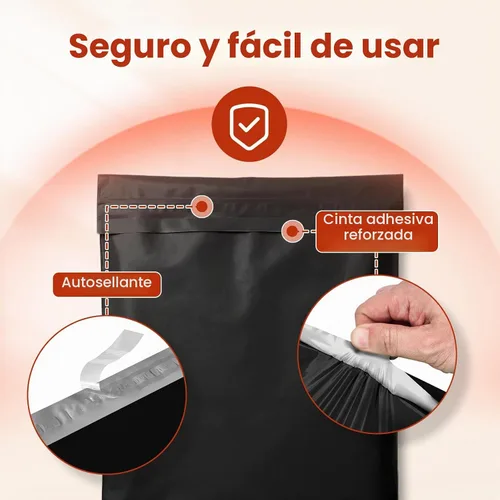 Vista 3 de Metronic Sobres de polietileno de 14.5 x 19 pulgadas, paquete de 400 bolsas de envío grandes para ropa a granel, sobres de envío autoadhesivos