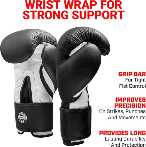 Vista 3 de Revgear Guantes de entrenamiento de cuero profesional