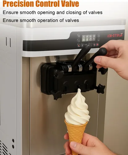 Vista 3 de 3 piezas de 6.3 in de varilla de válvula accesorio apto para máquinas de helado Vevor Soft Serve, accesorios para máquina de helado, piezas