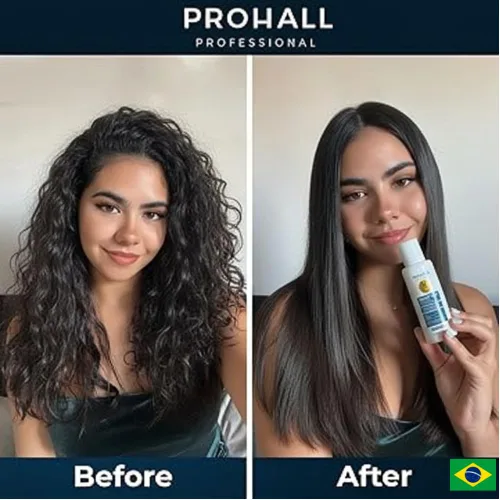Vista 7 de Tratamiento de Queratina Brasileña Complejo Alisador-PROHALL SELECT ONE 4.05 oz-Tratamiento Capilar de Queratina Sin Formaldehído-Queratina