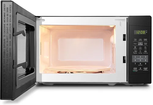 Vista 9 de COMFEE' EM720CPL-PMB - Horno microondas para encimera, con encendido/apagado de sonido, modo ECO y botones sencillos de un solo toque, 0.7 pies Negro