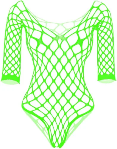 Vista 14 de Lencería de red para mujer, con cuello en V, mini vestido transparente, ropa de dormir de una pieza, talla única Negro 7