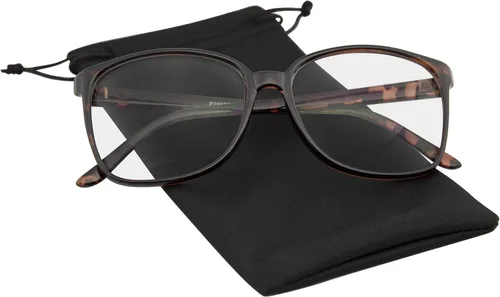 Vista 4 de Emblem Eyewear - Large Oversized Glasses Clear Lens Thin Frame Nerd Glasses