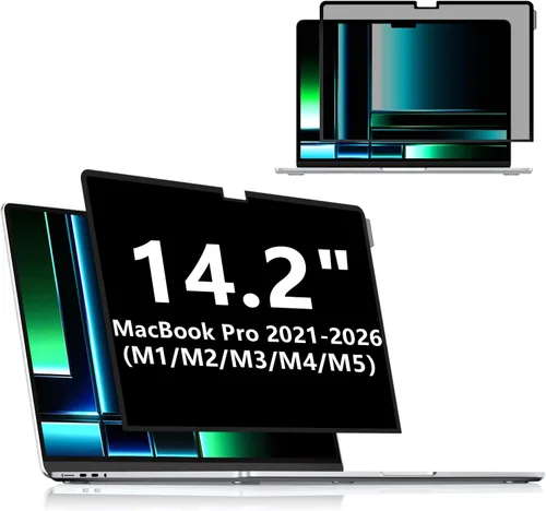 Vista 25 de FILMEXT Paquete de 2 Filtros de Pantalla de Privacidad para Computadora de 22 Pulgadas para Monitor de Escritorio/Sin Marco Todo en Uno 16:10