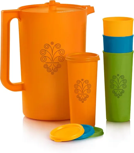 Vista 11 de Tupperware Heritage - Jarra de 1 galón en menta, apta para lavavajillas y sin BPA