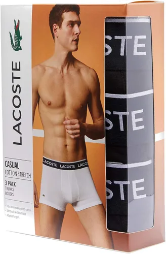 Vista 2 de Lacoste Paquete de 3 trajes de baño elásticos de algodón para hombre