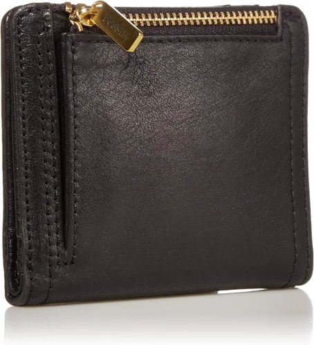 Vista 2 de Fossil Logan - Cartera plegable de cuero con bloqueo RFID para mujer